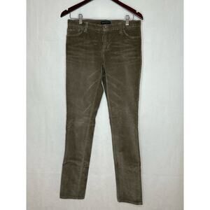 Banana Republic Pants Women SZ 27 Brown Corduroy Cotton Low Rise y2k Minimalist